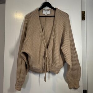Filippa K Women's Tan Cardigan Sweater